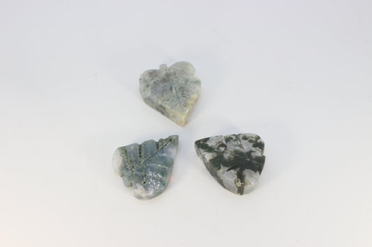 Moss Agate Leaf Bundle